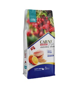 Carni Life Kızılcık Balık Etli ve Portakallı Yavru Mini Köpek Maması 7 Kg