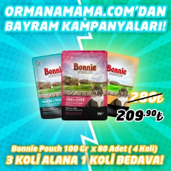 Bonnie Pouch 100 Gr x 80 Adet (4 Koli) 3 KOLİ ALANA 1 KOLİ BEDAVA