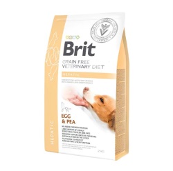 Brit Veterinary Diet Hepatic Karaciğer Yetmezliği olan Köpekler için Tahılsız Köpek Maması 2kg