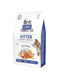 Brit Care Gentle Digestion - Strong Immunity Tahılsız Somonlu Yavru Kedi Maması 2kg