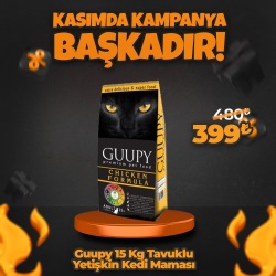 Guupy 15 Kg Tavuklu Yetişkin Kedi Maması