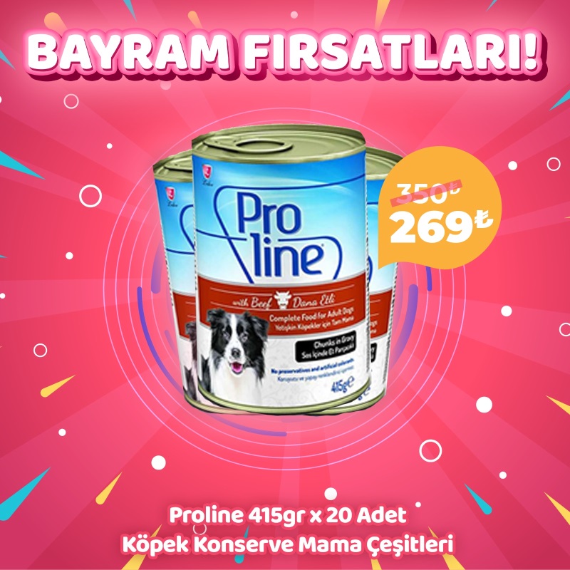 Proline 415 Gr x 20 Adet Köpek Konservesi