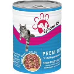 Ephesus As 415 gr x 1Adet Kuzu Etli Premium Kedi Konservesi Yaş Mama