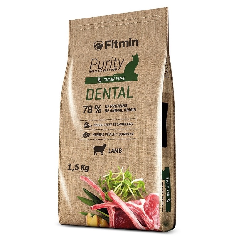 Fitmin Purity Dental Taze Kuzu Etli Yetişkin Kedi Maması 1,5 Kg
