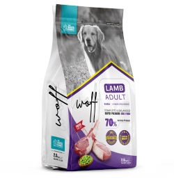 Woff Super Premium Kuzu Etli Yetişkin Köpek Maması 2.5 Kg