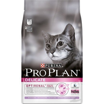 proplan Delicate Hassas Ve Seçici Yetişkin Kediler Için Hindili Ve Pirinçli Kedi Mamasi 3 Kg