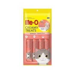 Me-O Somon Aromalı Kremalı Kedi Ödül Maması 15gr (4'lü)