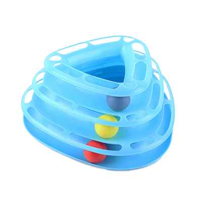 Carno Üç Katlı Üçgen Kedi Oyuncağı 28,5x13cm