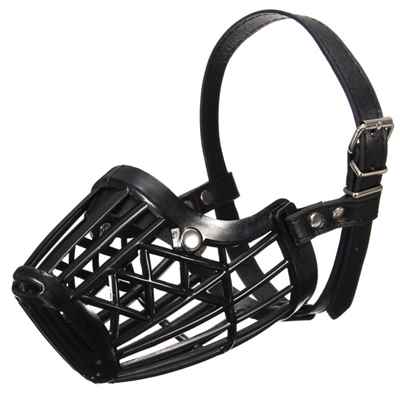 EuroDog Plastik Köpek Ağızlık No 7 Siyah