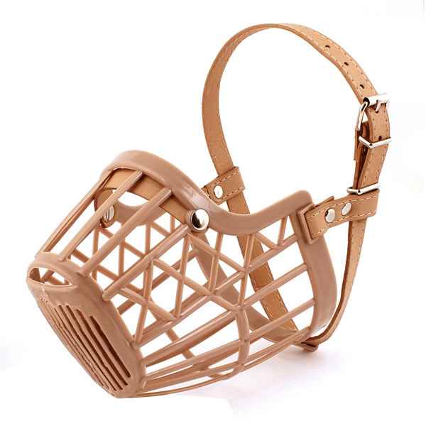 Plastik Köpek Ağızlık No 5 Kahverengi