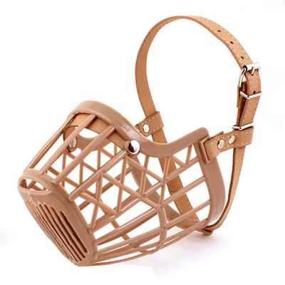 Plastik Köpek Ağızlık No 5 Kahverengi