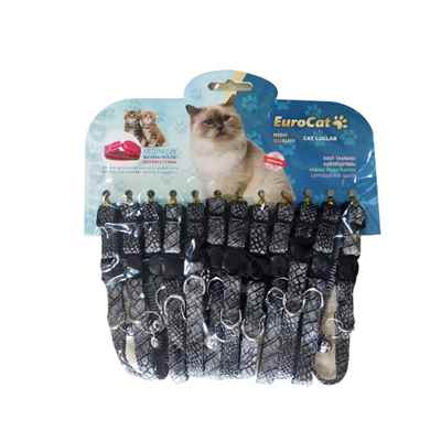 EuroCat Kedi Boy. Tas. Deri Des.10mm28cm 12Li Gri