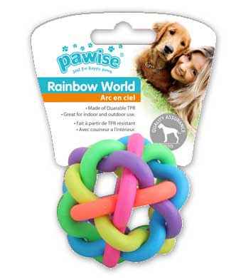 Pawise Rainbow World Örgü Top Ø 7,5 cm