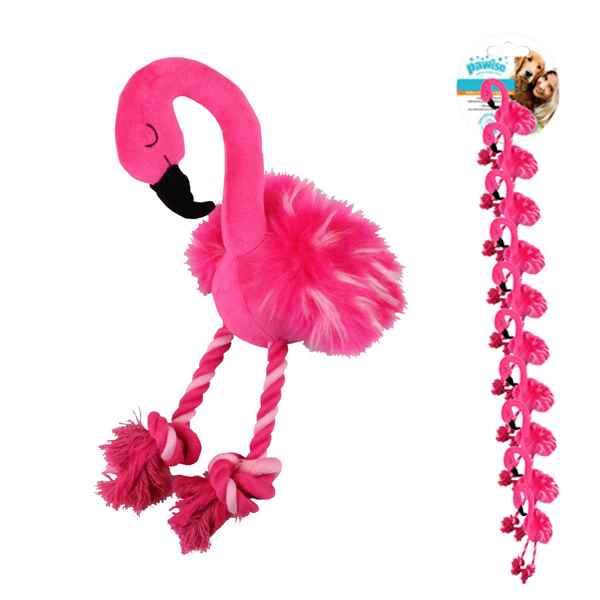 Pawise Peluş Flamingo Köpek Oyuncağı L Boy