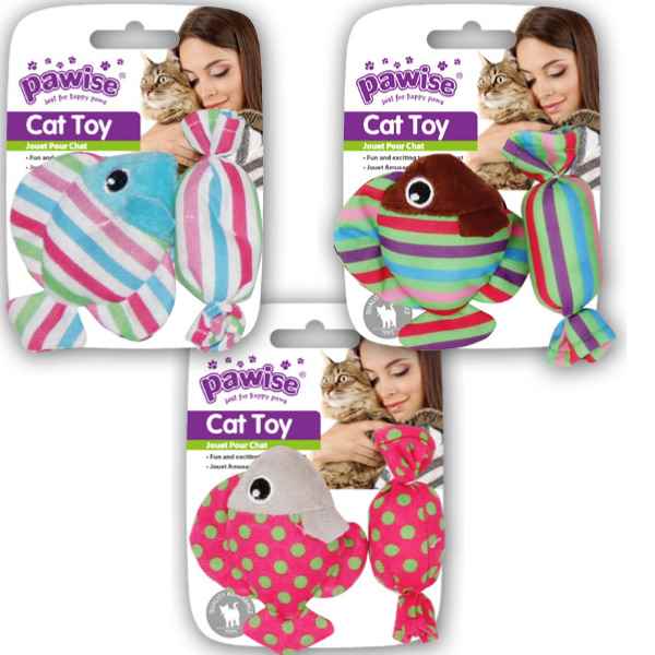 Pawise Şeker - Balık Kedi Oyuncağı