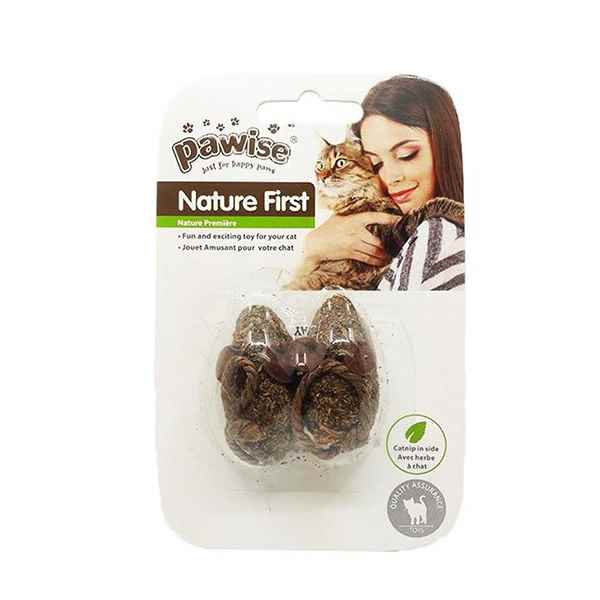 Pawise Kedi Oyuncağı 2 li Fare 5 Cm