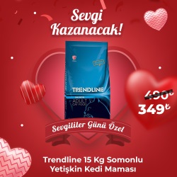 Trendline 15 Kg Somonlu Yetişkin Kedi Maması