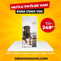 Reflex 15 Kg Kuzu Etli Pirinçli Yetişkin Köpek Maması