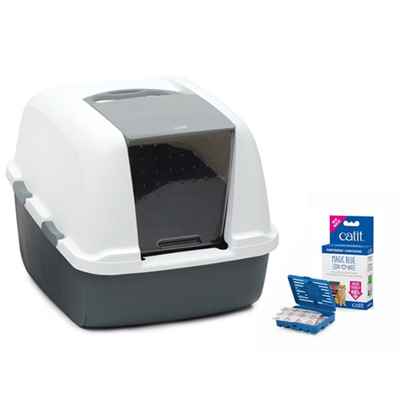 Catit Magic Blue Litter Box Jumbo 57x46,5x43 cm