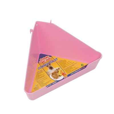 Living World Üçgen Kemirgen Tuvaleti Pembe