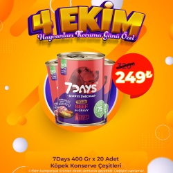 7Days 400 Gr x 20 Adet Köpek Konserve Çeşitleri