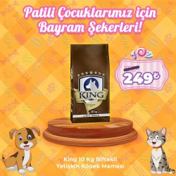 King 10 Kg Biftekli Yetişkin Köpek Maması