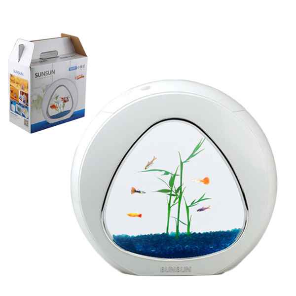 Sunsun Komple Akvaryum 4 Lt. Beyaz Ø29x15x26,5