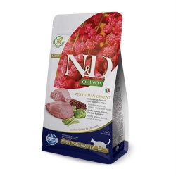 N-D Quinoa Weight Management Kuzulu Kinoalı Brokolili Yetişkin Kedi Maması 1,5kg