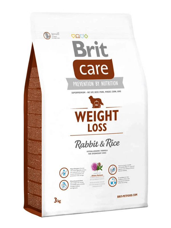 Brit Care Weight Loss Tavşan Etli Hipoalerjenik Diyet Köpek Maması 3 Kg