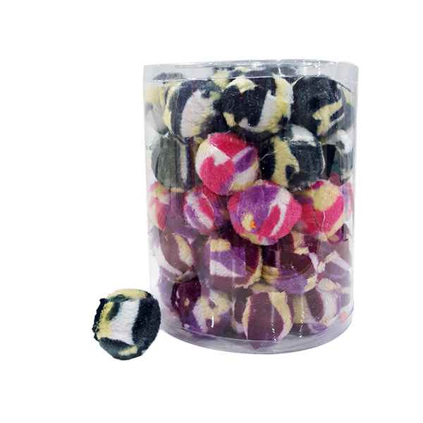 Top Kırçıllı Çift Renk 4,5 cm (60 Lı Paket)