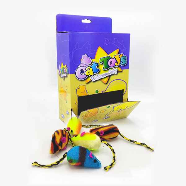 Fare Renkli Yumuşak 7 Cm (36 Lı Paket)