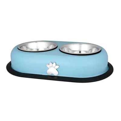 DDBXP(M) 12pt Pati Desenli İkili Mama Kabı ø12 Cm