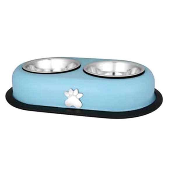 DDBXP(M) 1pt Pati Desenli İkili Mama Kabı ø13,5 Cm