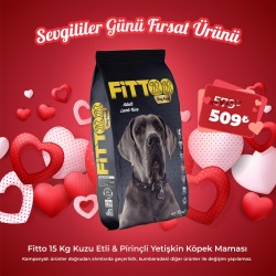 Fitto 15 Kg Kuzu Etli ve Pirinçli Yetişkin Köpek Maması