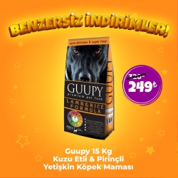 Guupy 15 Kg Kuzu Etli Yetişkin Köpek Maması