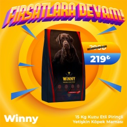 Winny Premium 15 Kg Kuzu Etli Yetişkin Köpek Maması