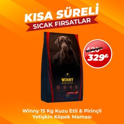 Winny Premium 15 Kg Kuzu Etli Yetişkin Köpek Maması