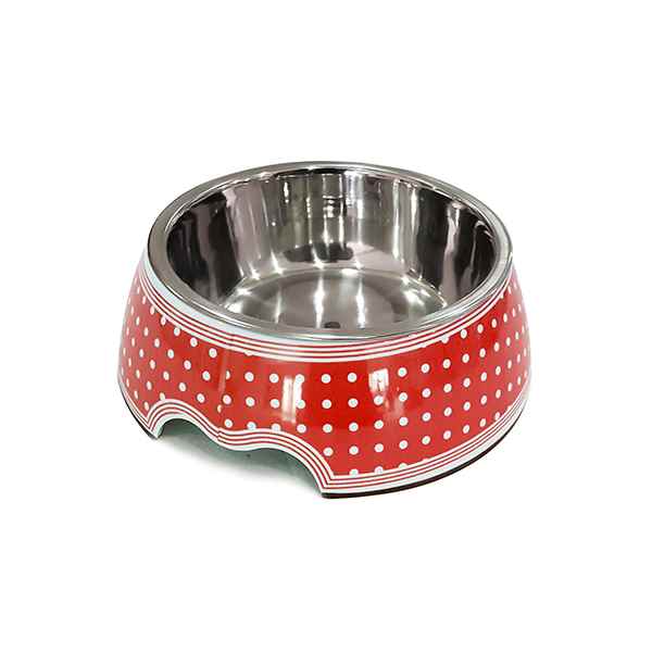 Melamin Mama Kabı Kırmızı Benekli 160 Ml