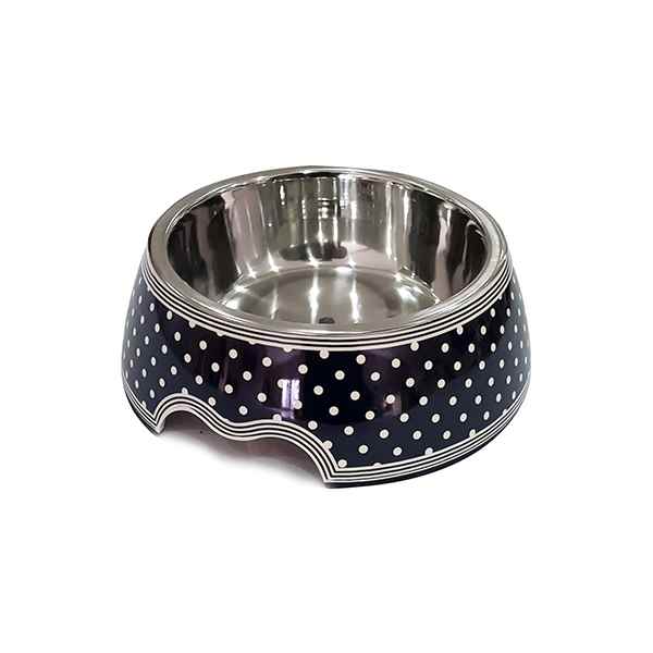 Melamin Mama Kabı Siyah Benekli 160 Ml