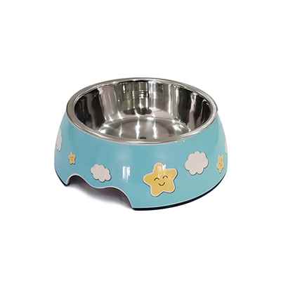 Melamin Mama Kabı Bulut Desenli 350 Ml