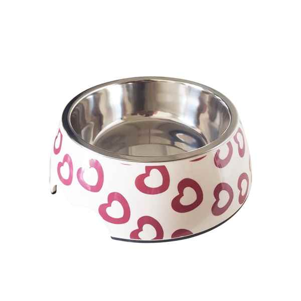 Melamin Mama Kabı Heart Desenli 700 Ml