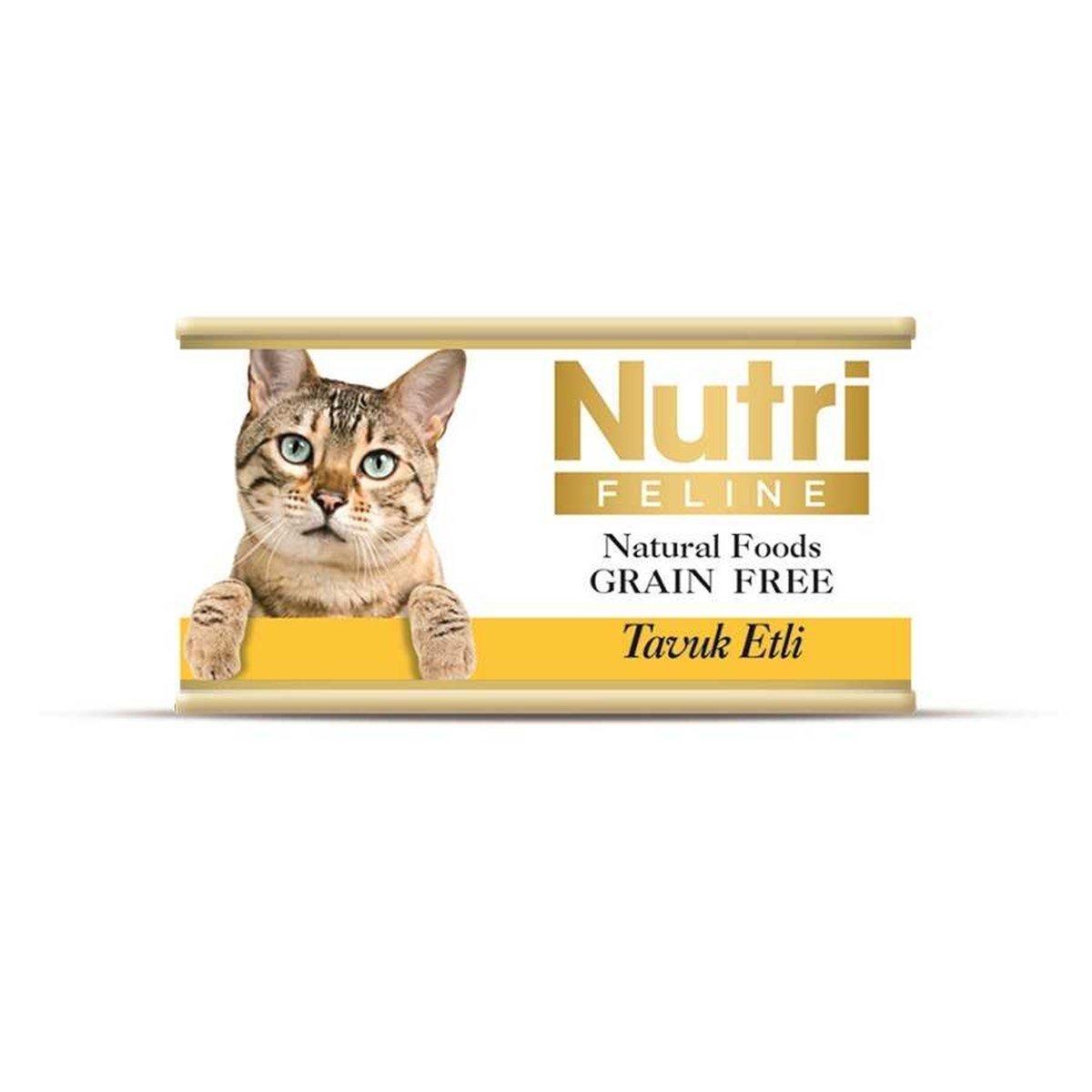 Nutri Feline Tavuklu Tahılsız Yetişkin Kedi Konservesi 85 Gr