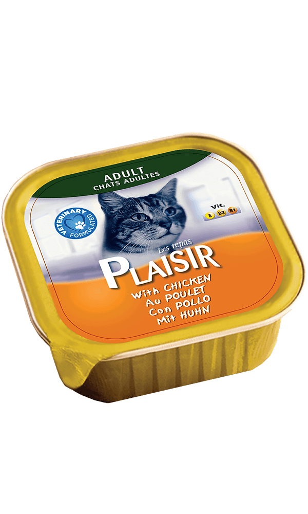 Plaısır Tavuklu Yetişkin Pate Kedi Konservesi 100 Gr