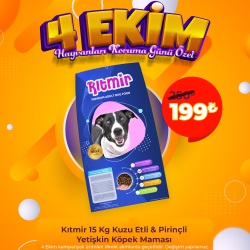 Kıtmir 15 Kg Kuzu Etli & Pirinçli Yetişkin Köpek Maması