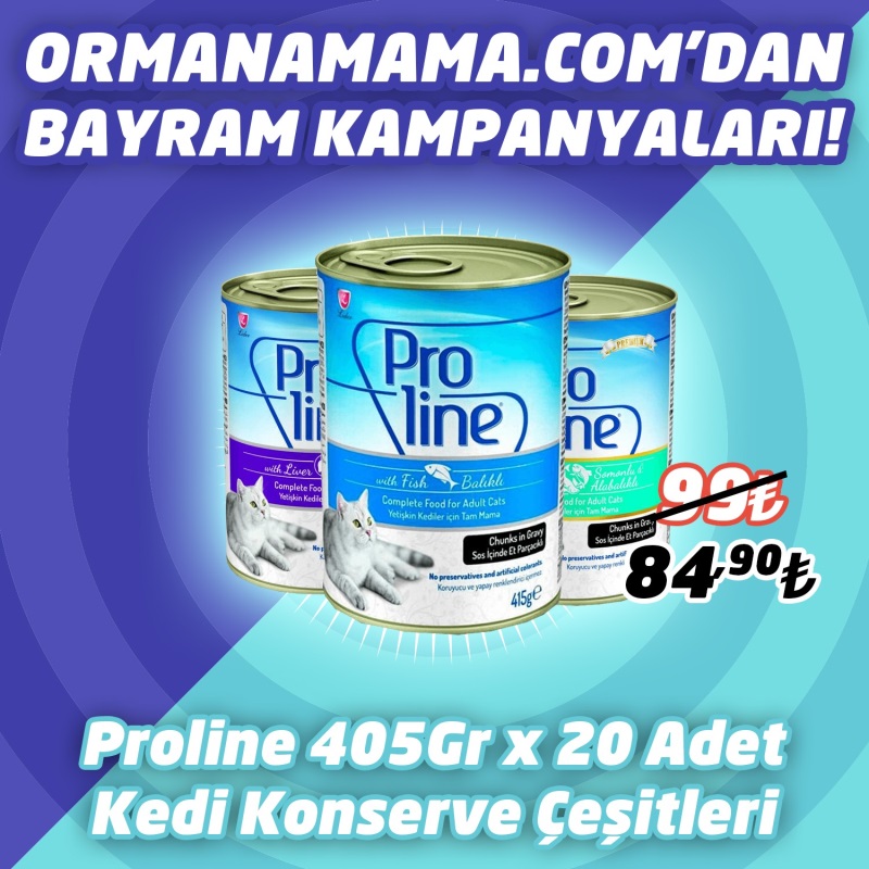 Proline 415 Gr x 20 Adet Kedi Konserve Çeşitleri