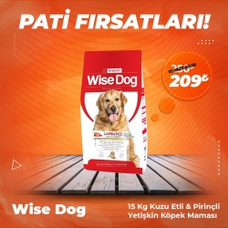 Wise Dog Kuzu Etli Yetişkin Köpek Maması 15 Kg