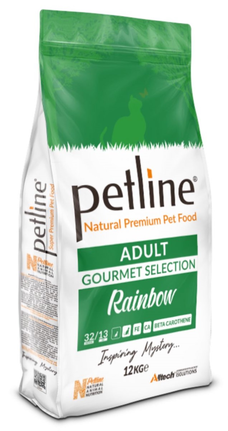 Petline Gourmet Selection Rainbow Gurme Düşük Tahıllı Yetişkin Kedi Maması 12kg
