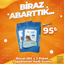 Rocat Topaklanan Kedi Kumu Çeşitleri 2 x 10lt