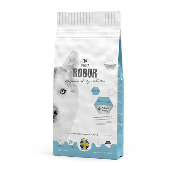 Bozita Robur Sensitive Grain Free Reindeer Hassas Tahılsız Ren Geyikli Köpek Maması 11.5 Kg