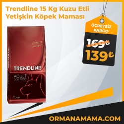 Trendline Kuzu Etli Yetişkin Köpek Maması 15 Kg